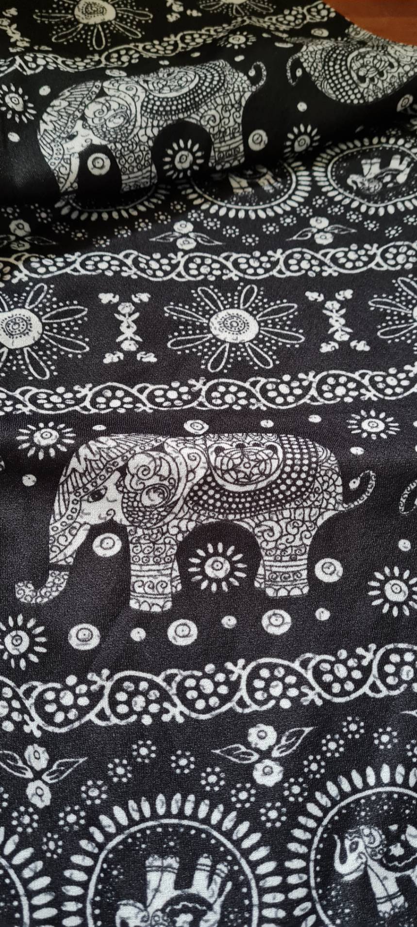 Pants Womens Thai Elephant Black Trousers Beach Harem Yoga Exercise Soft Comfort