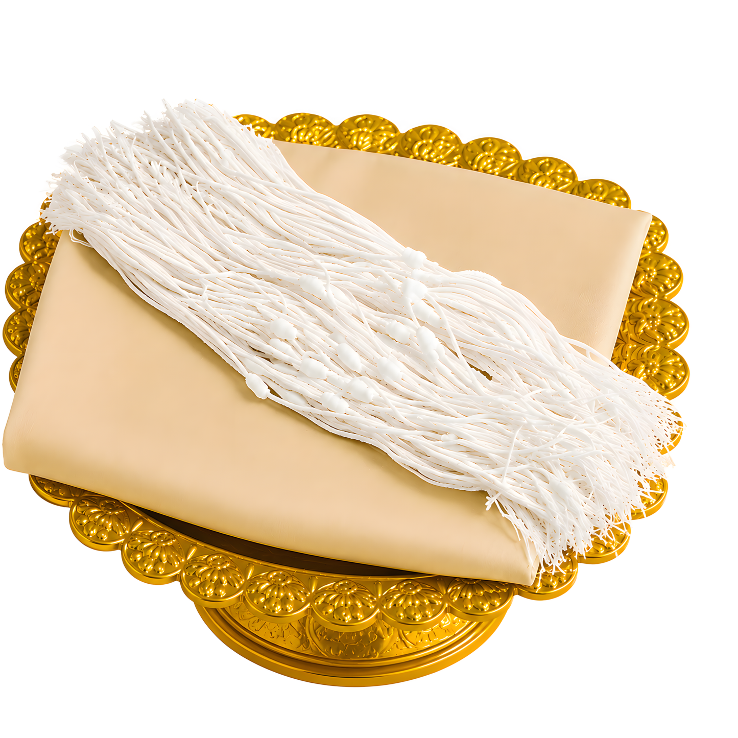 Sai Sin Thai Sacred Thread Wrist White Cotton