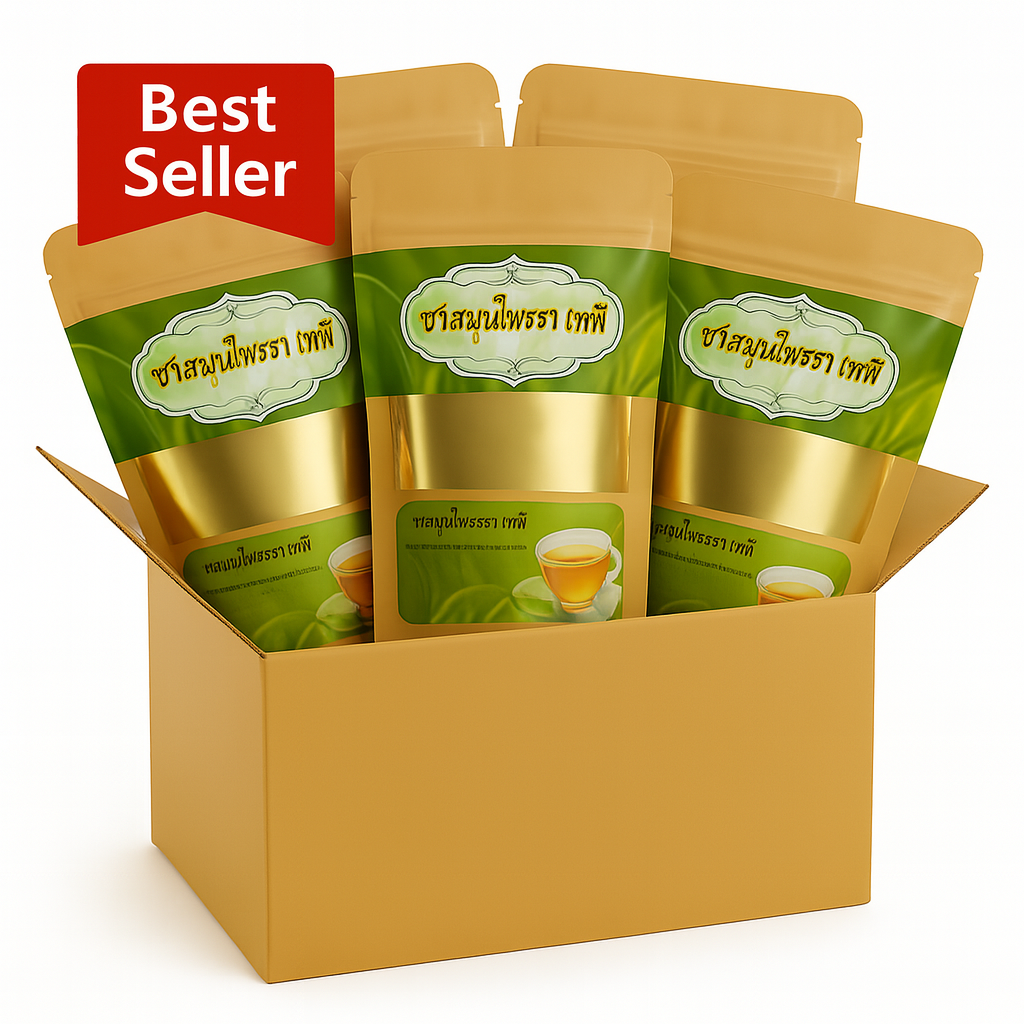 10 Packs Thai Herbal Tea – 250 Tea Bags – Traditional Thai Blend